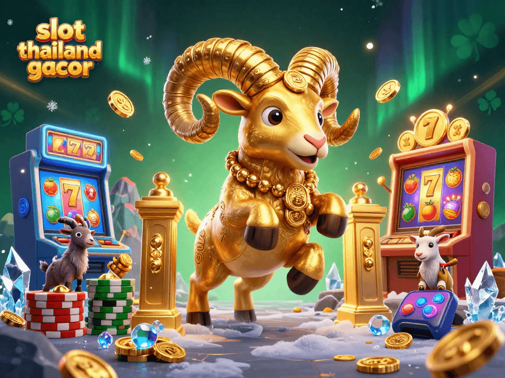 Spin the reels for big wins at slot thailand gacor with colorful slot machines and golden symbols.