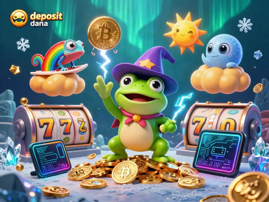 Engage in the exciting slot deposit dana experience surrounded by dynamic casino elements.