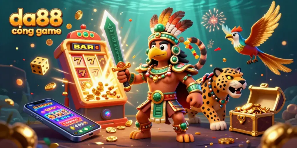 Experience thrilling gameplay at da88 cổng game with vibrant casino elements and characters.
