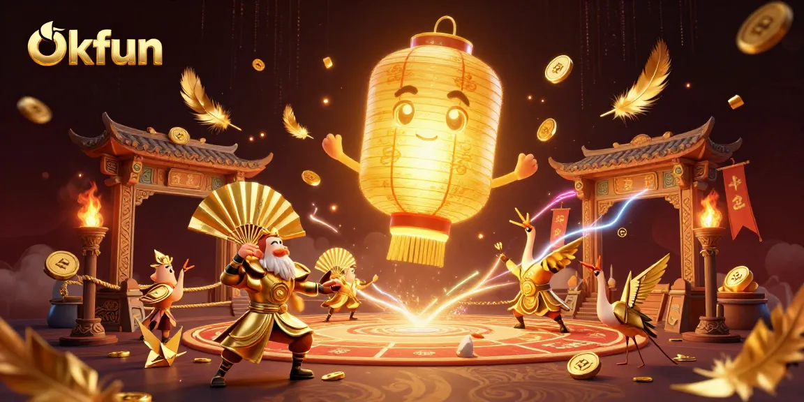 Win big at Okfun's vibrant online casino filled with golden creatures and thrilling elements.